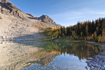 Obraz premium scenic mountain lake
