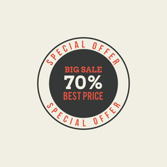 Big Sale Label