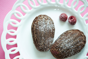 Chocolate madeleine