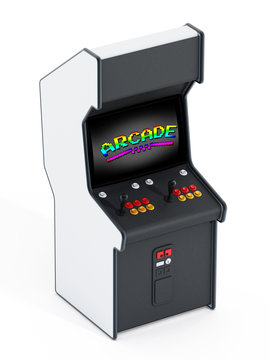 Vintage arcade machine