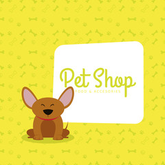 Pet shop background