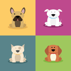 Cute Cartoon Dogs