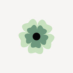 Abstract cute flower