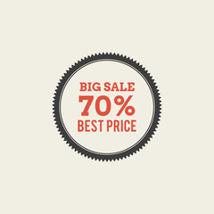 Big Sale Label