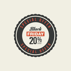 Black Friday Label