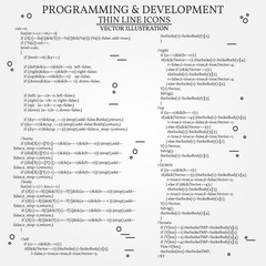 Thin line design of cloud computing technology, wireless communi