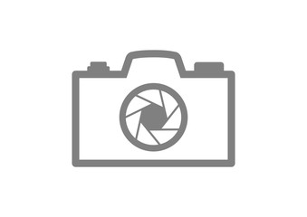 Camera icon on white background