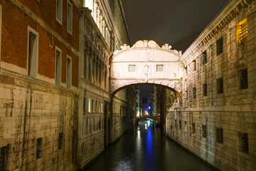 Papier Peint photo Pont des Soupirs Pont des soupirs à Venise, Italie
