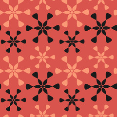 abstract seamless vector pattern background illustration with geometric shapes