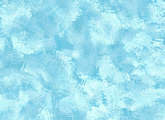 Frozen window glass. winter texture