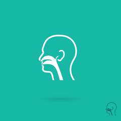 Ear, nose and throat clinic symbol