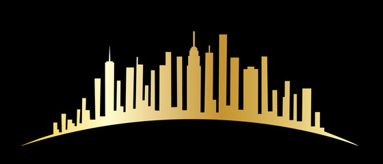 New York skyline header or banner