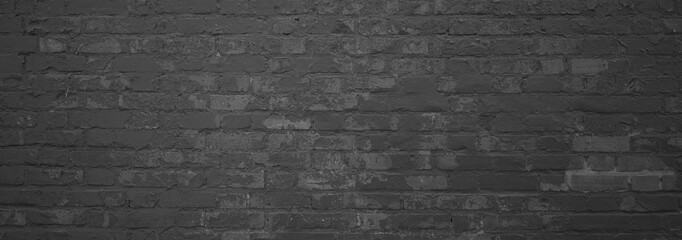 Fototapeta premium Breiter Backsteinhintergrund grau