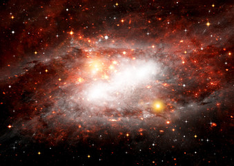 galaxy in a free space