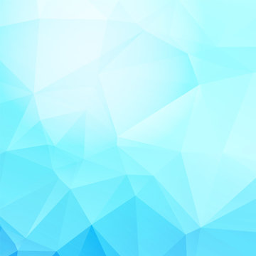 blue background low poly