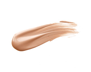 Liquid foundation isolated on white background