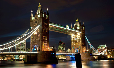 Tower Bridge at night