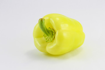 Light Yellow Green Capsicum Bell Pepper © oqba