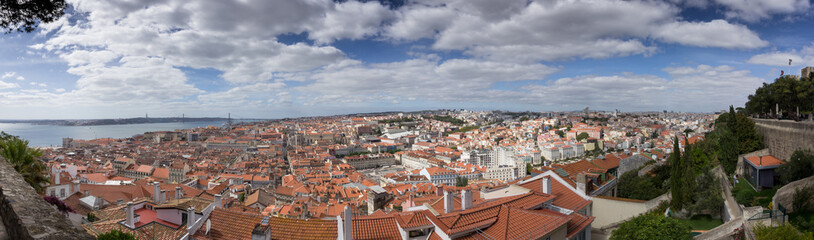 Naklejka na ściany i meble Lisboa Panorama