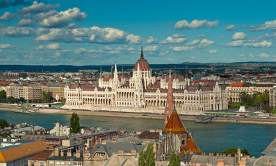 Fototapeta na wymiar Hungarian Parliament, Budapest
