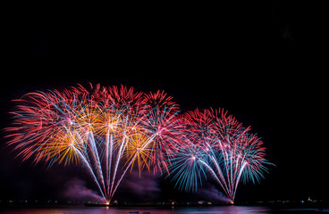 International Fireworks Festival at Pattaya, Thailand