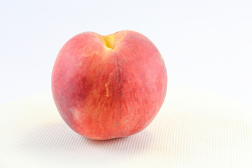 Red Ripe Juicy Peach Fruit