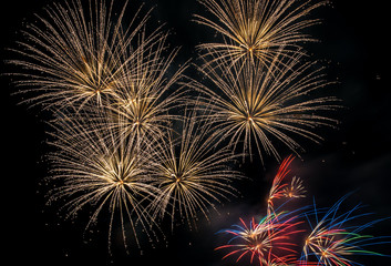 Sumida River Firework Festival at Tokyo, Japan