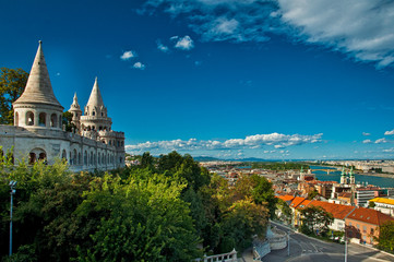 Obraz premium Fishermen's bastion in Budapest, Hungary