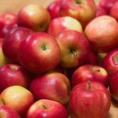 Fototapeta na wymiar Organic red Apples