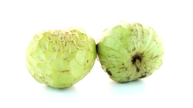 Fresh Custard Apple isolated on white background
