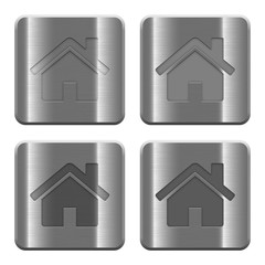 Metal home buttons