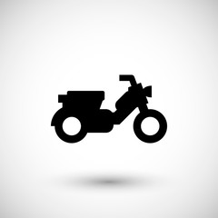 Modern scooter icon