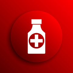 Pills bottle  icon