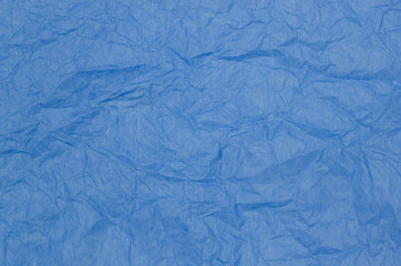 blue creased tissue paper background