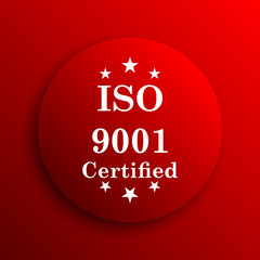 Fototapeta premium ISO9001 icon