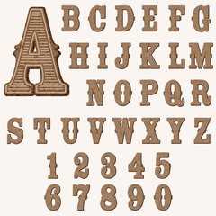 Wooden Alphabet