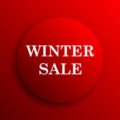 Winter sale icon