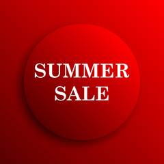 Summer sale icon