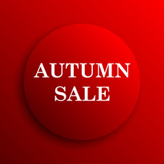 Autumn sale icon