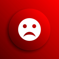 Sad smiley icon