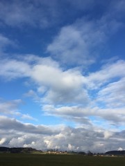 Obraz premium himmel über bayern