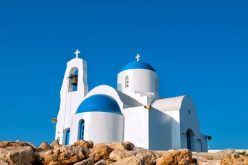 Foto op Canvas St. Nicolas church in Protaras, Cyprus © abayuka10