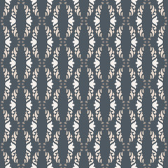 Vintage pattern. Seamless abstract ornamental background. Vector illustration