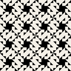 Vector Seamless Geometric Triangle  Square Pattern