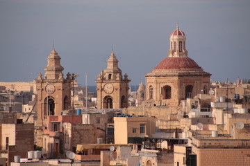 Fototapeta premium View of Birgu village in Valetta