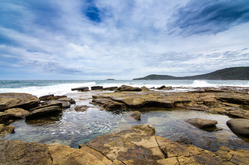 Rocky shore