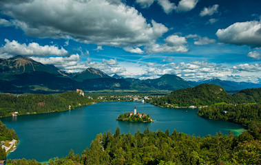 Naklejka na ściany i meble Lake Bled