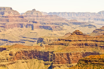 grand canyon details of the landscape