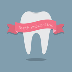 Tooth Vector Illustration.