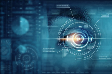 Male digital eye